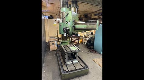 Eva Auction Lot Wmw Br X Radial Drill Youtube