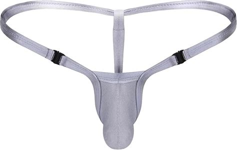 Freebily Tanga Uomo Sexy Aperti Con Fibbia Perizoma Vita Bassa