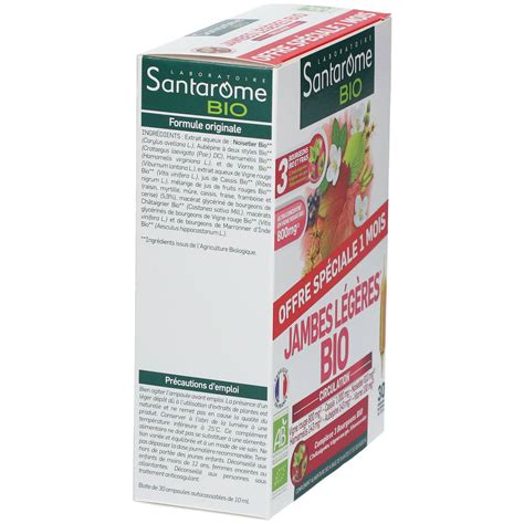 Santarome Bio Jambes L G Res Bio X Ml Redcare Pharmacie