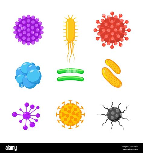 Virus Bacteria Corona Infection Immune Icon Virus Logo Icon Bacteria