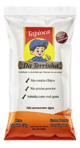 Massa De Tapioca Da Terrinha Pacote 1kg Parcelamento Sem Juros