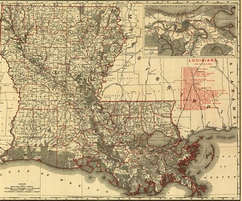 Louisiana Historical Maps