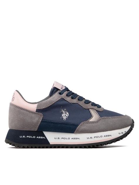 U S Polo Assn Sneakersy Cleef Cleef W Bns Granatowy Modivo Pl