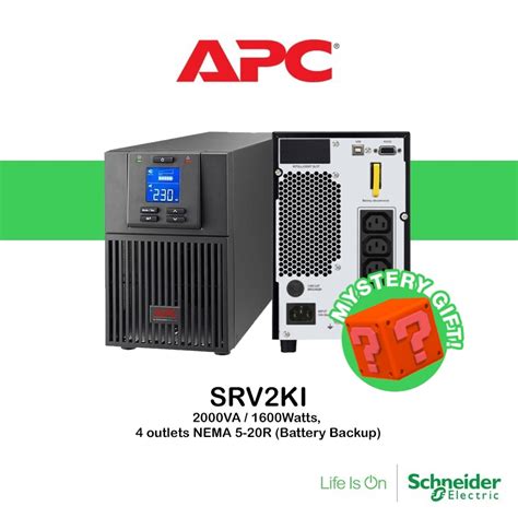 Apc On Line Ups Va W Uninterruptible Power Supply Srv Ki E