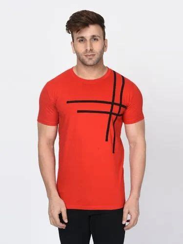 Hosiery Sinker Men Half Sleeve T Shirt Size S Xxl At Rs 150 In New Delhi