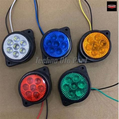 Jual Lampu Led Bak Truk DNY 90 Model Bulat 24v Di Lapak Techno Oto Part