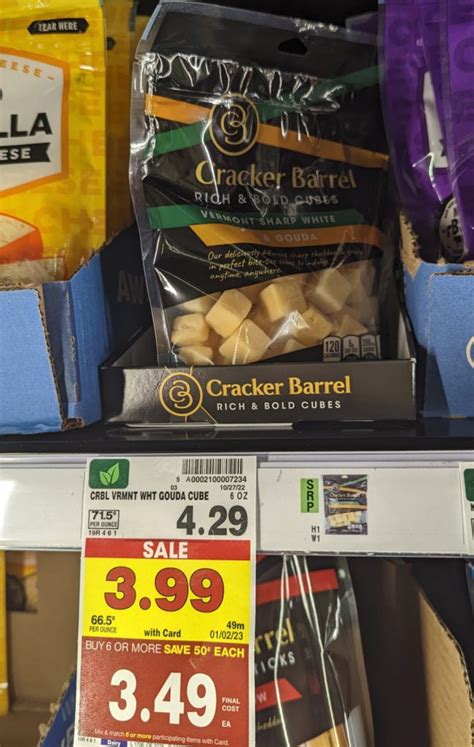 Cracker Barrel Cheese Cubes As Low As $2.49 At Kroger - iHeartKroger