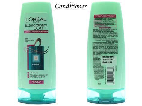 Loreal Extraordinary Clay Shampoo And Conditioner Review Swatches