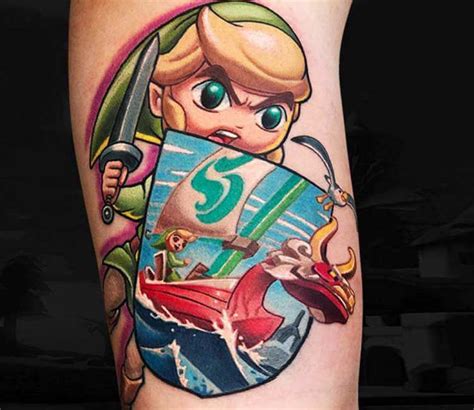 Wind Waker tattoo by Marc Durrant | Photo 23218