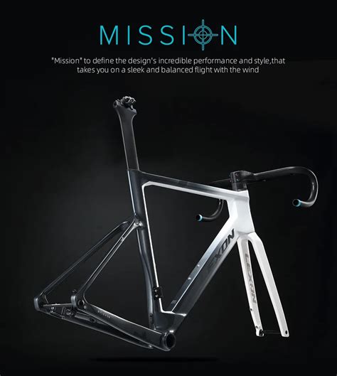 LEXON Carbon Road Bike Frame Mission Disc Brake Fully Hidden Cable Line