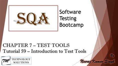 Software Testing Bootcamp Tool Support For Testing Software Testing