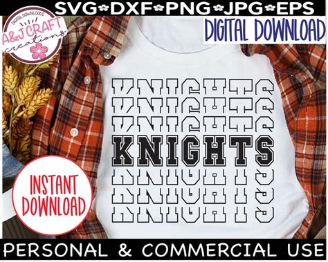 Knights Svg Knights Football Svg High School Knights Svg Etsy