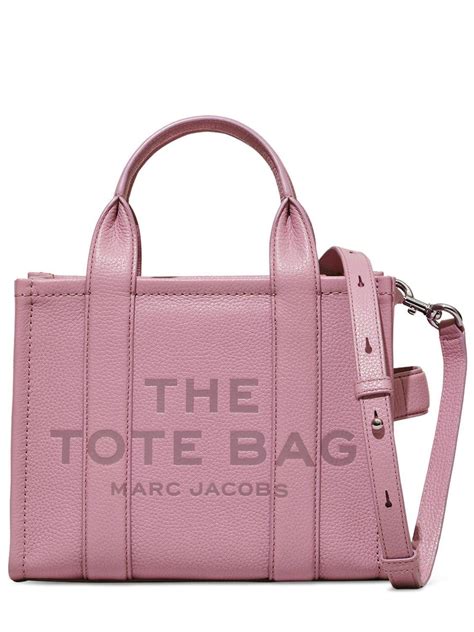 Marc Jacobs The Mini Tote Croc Embossed Bag In Pink Lyst