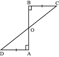 In The Given Figure AD And BC Are Equal Perpendiculars To A Line