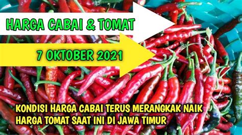 Harga Cabe Hari Ini 7 Oktober 2021 Info Harga Cabai Rawit Merah Hari