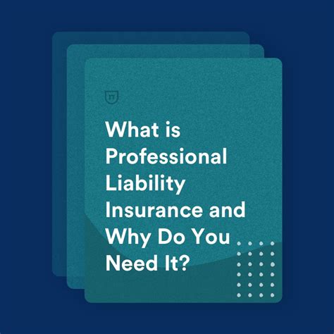 What Is Professional Liability Insurance And Why Do You Need It