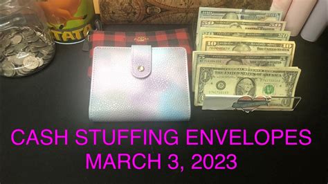 Cash Envelopes Stuffing March 2023💸💵 Paycheck 1 Sinking Funds Counting Money Cashstuffing💰💰