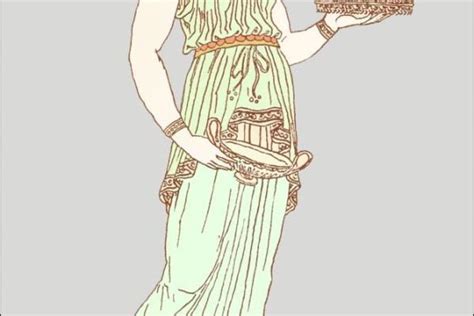 Ancient Greek Female Dancer With Himation Only