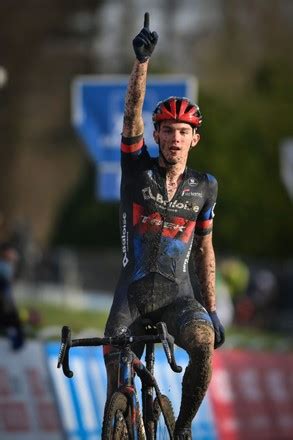 Belgian Aaron Dockx Pictured Action During Editorial Stock Photo