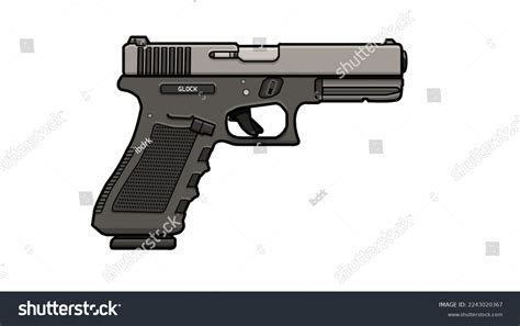 Glock Handgun Vector