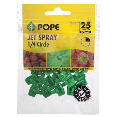 Pope Quarter Circle Poly Micro Jet Spray 25 Pack Bunnings Australia