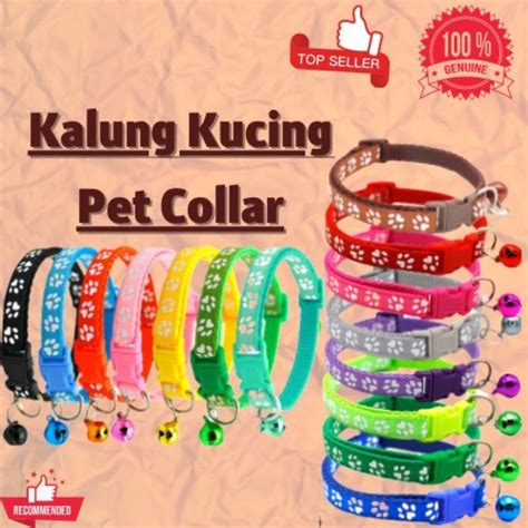 Jual Kalung Kucing Paw Pet Collar Warna Senada Kendari Shopee Indonesia