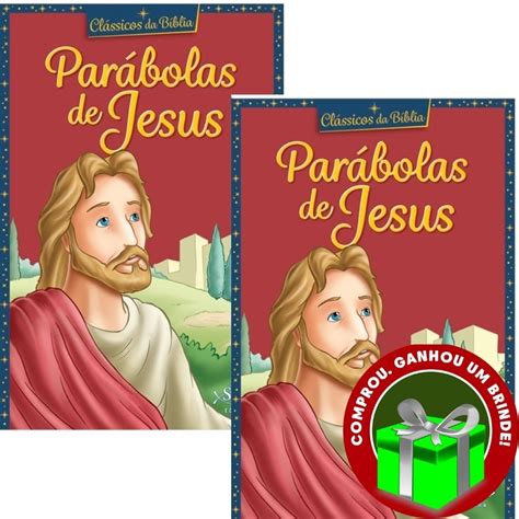 Combo 2 Livros Clássicos da Bíblia Parábolas de Jesus Infantil sbn