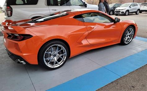 Chevrolet Corvette C8 Stingray Orange Mrr Fs06 Wheel Wheel Front