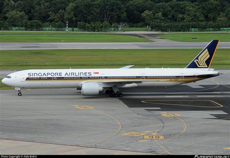 9V SWE Singapore Airlines Boeing 777 312ER Photo By Aldo Bidini ID