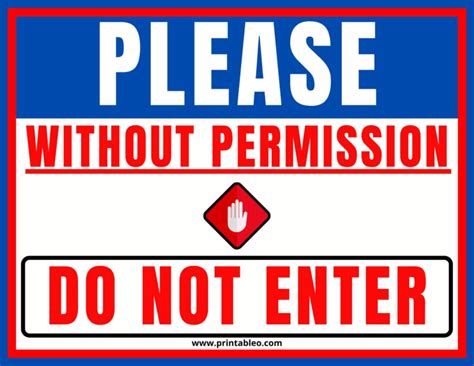 78 Printable Do Not Enter Sign Printableo