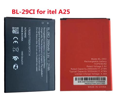 High Quality BL 29CI Battery For Itel A25 L5002 Smart Phone