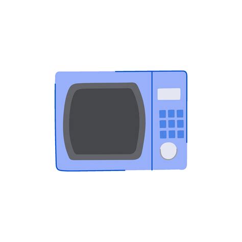 kitchen microwave oven cartoon vector illustration 26114220 Vector Art at Vecteezy