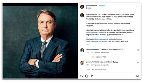 Bolsonaro E Michelle Fazem Ensaio Fotogr Fico