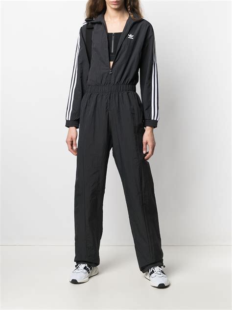 Adidas Womens Stripe Detail Jumpsuit