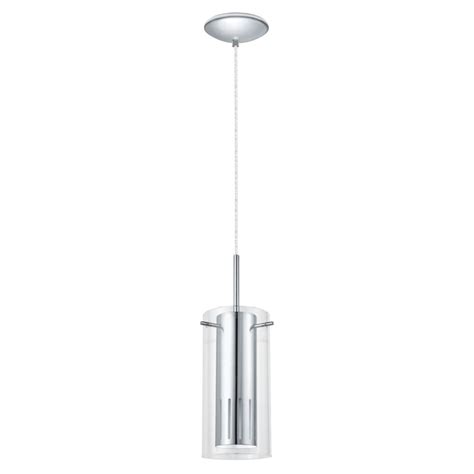 Eglo Pinto 1 1 Light 50w Chrome Pendant The Home Depot Canada