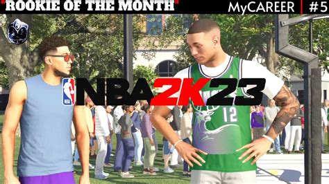 Nba 2k23 Ps5 Gameplay Walkthrough Rookie Of The Month Mycareer 5 Youtube