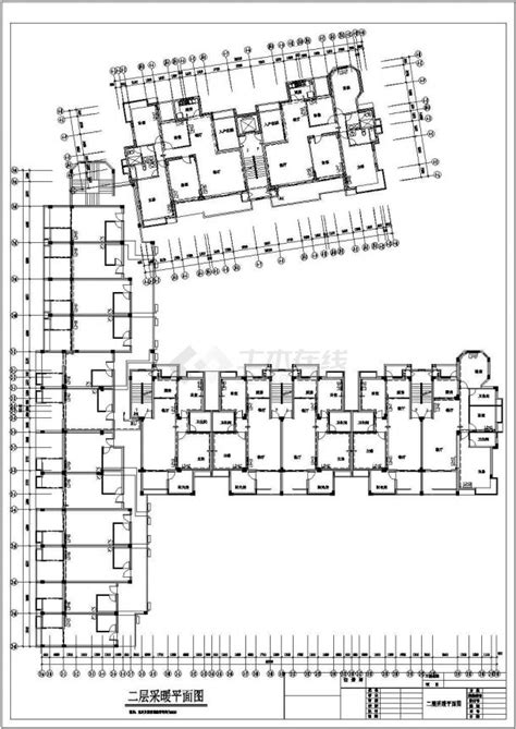 某地区大型多层楼住宅暖通图纸（全集）居住建筑土木在线