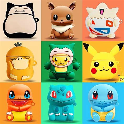 Pokemon Airpods Case Cartoon Togepi Bulbasaur For Airpods Pro