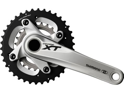 Shimano Kurbelgarnitur Deore Xt Mtb Fc M X Silber