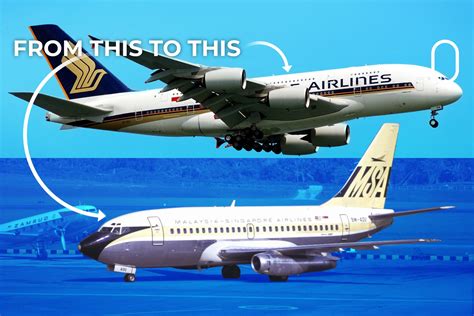 The Evolution Of Singapore Airlines Livery