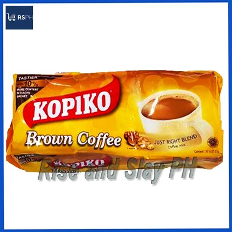 Kopiko Brown Instant Coffee Mix Pcs Shopee Philippines