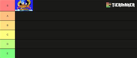 Sonic Games Tier List (Community Rankings) - TierMaker