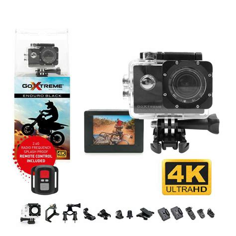 Goxtreme Enduro Black K Action Camera Waterproof Sportska Akcijska