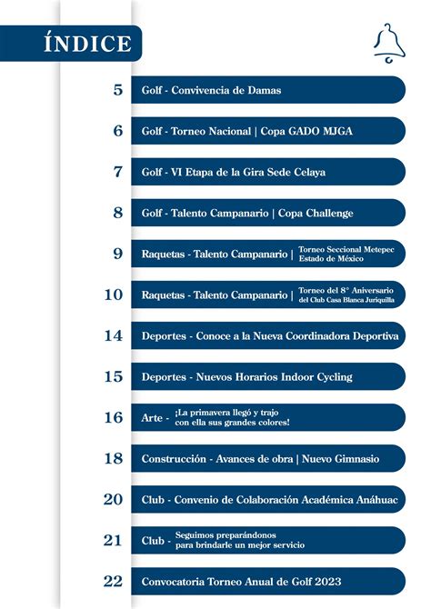 Mi Club Campanario Ra Edici N By Club Campestre El Campanario Issuu
