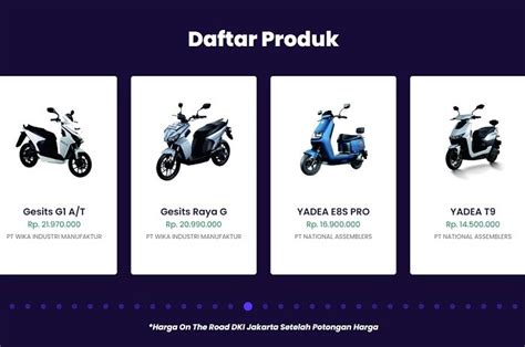 Terbaru 38 Motor Listrik Dapat Subsidi Rp 7 Juta Dari Pemerintah Cek