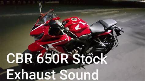 Cbr 650r India Stock Exhaust Sound Cbr650r Loud Exhaust Walk Around