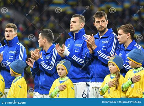 Uefa Euro Qualifying Round Ukraine Italy Editorial Photography