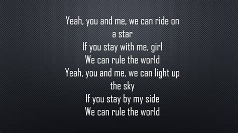 Rule The World Take That Lyrics Youtube