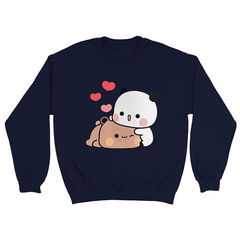 Panda Bear Hug Bubu Dudu Classic Classic Unisex Crewneck Etsy