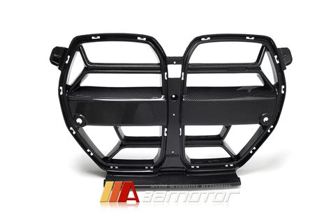 Dry Carbon Fiber Csl Style Front Grille Fit For Bmw G M